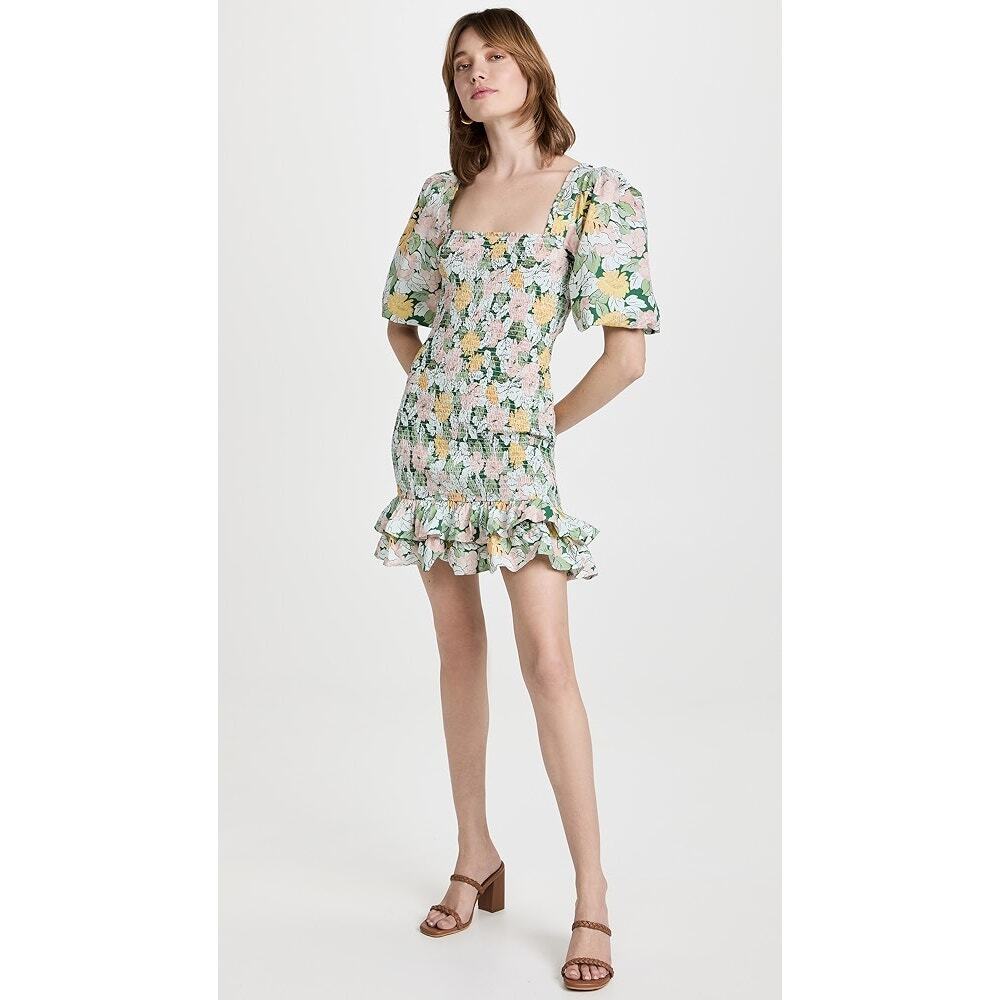 byTiMo‎ Festive Cotton Smocking Dress Size Small NWT